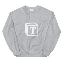 Load image into Gallery viewer, 'T' Block Monogram Unisex Sweatshirt