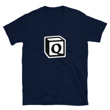 Load image into Gallery viewer, 'Q' Block Monogram Short-Sleeve Unisex T-Shirt