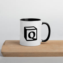 Load image into Gallery viewer, 'Q' Block Monogram Mug