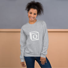 Load image into Gallery viewer, 'Q' Block Monogram Unisex Sweatshirt