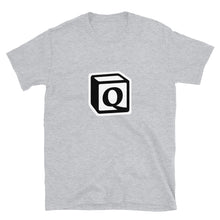 Load image into Gallery viewer, 'Q' Block Monogram Short-Sleeve Unisex T-Shirt
