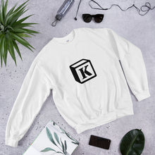 Load image into Gallery viewer, 'K' Block Monogram Unisex Sweatshirt