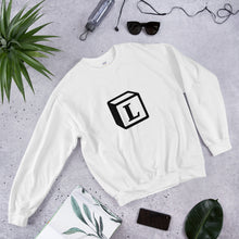 Load image into Gallery viewer, 'L' Block Monogram Unisex Sweatshirt