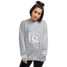 Load image into Gallery viewer, 'Q' Block Monogram Unisex Sweatshirt