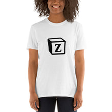 Load image into Gallery viewer, 'Z' Block Monogram Short-Sleeve Unisex T-Shirt