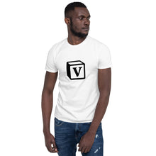 Load image into Gallery viewer, 'V' Block Monogram Short-Sleeve Unisex T-Shirt