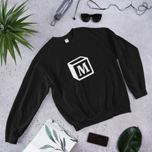 Load image into Gallery viewer, 'M' Block Monogram Unisex Sweatshirt