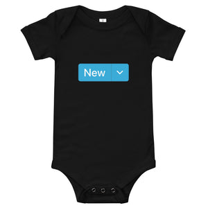 'New' Short-Sleeve Infant Bodysuit