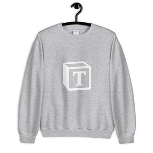 'T' Block Monogram Unisex Sweatshirt