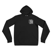 Load image into Gallery viewer, 'C' Block Embroidered Monogram Pullover Hoodie, Unisex
