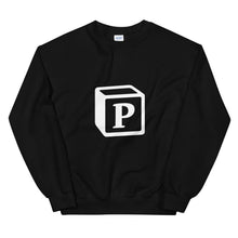 Load image into Gallery viewer, 'P' Block Monogram Unisex Sweatshirt