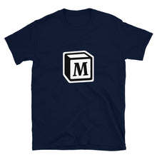 Load image into Gallery viewer, &#39;M&#39; Block Monogram Short-Sleeve Unisex T-Shirt
