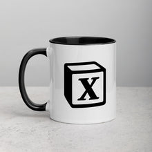 Load image into Gallery viewer, 'X' Block Monogram Mug