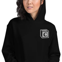Load image into Gallery viewer, 'C' Block Embroidered Monogram Heavy Blend Hoodie, Unisex