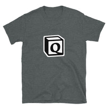 Load image into Gallery viewer, 'Q' Block Monogram Short-Sleeve Unisex T-Shirt