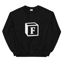Load image into Gallery viewer, 'F' Block Monogram Unisex Sweatshirt