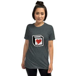 Heart Block T-Shirt - Red Heart