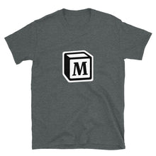 Load image into Gallery viewer, 'M' Block Monogram Short-Sleeve Unisex T-Shirt