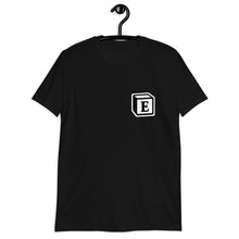 Load image into Gallery viewer, 'E' Block Small-Monogram Short-Sleeve Unisex T-Shirt