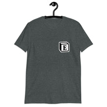 Load image into Gallery viewer, &#39;E&#39; Block Small-Monogram Short-Sleeve Unisex T-Shirt
