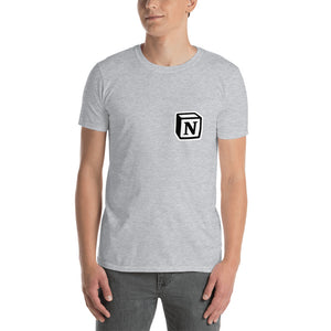'N' Block Small-Monogram Short-Sleeve Unisex T-Shirt