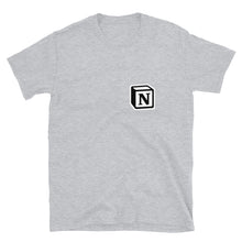 Load image into Gallery viewer, 'N' Block Small-Monogram Short-Sleeve Unisex T-Shirt