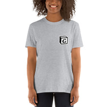Load image into Gallery viewer, 'G' Block Small-Monogram Short-Sleeve Unisex T-Shirt