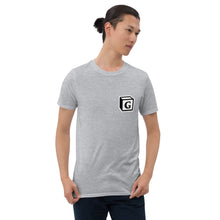 Load image into Gallery viewer, 'G' Block Small-Monogram Short-Sleeve Unisex T-Shirt