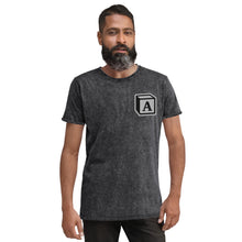 Load image into Gallery viewer, 'A' Block Monogram Denim T-Shirt