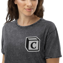 Load image into Gallery viewer, 'C' Block Denim T-Shirt