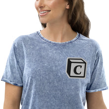 Load image into Gallery viewer, 'C' Block Denim T-Shirt