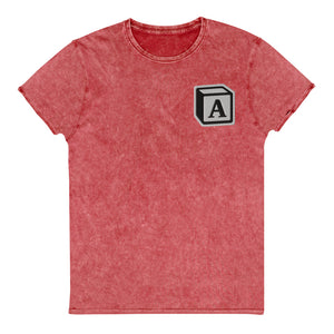 'A' Block Monogram Denim T-Shirt