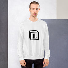 Load image into Gallery viewer, &#39;L&#39; Block Monogram Unisex Sweatshirt
