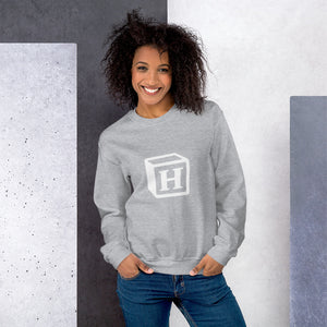 'H' Block Monogram Unisex Sweatshirt
