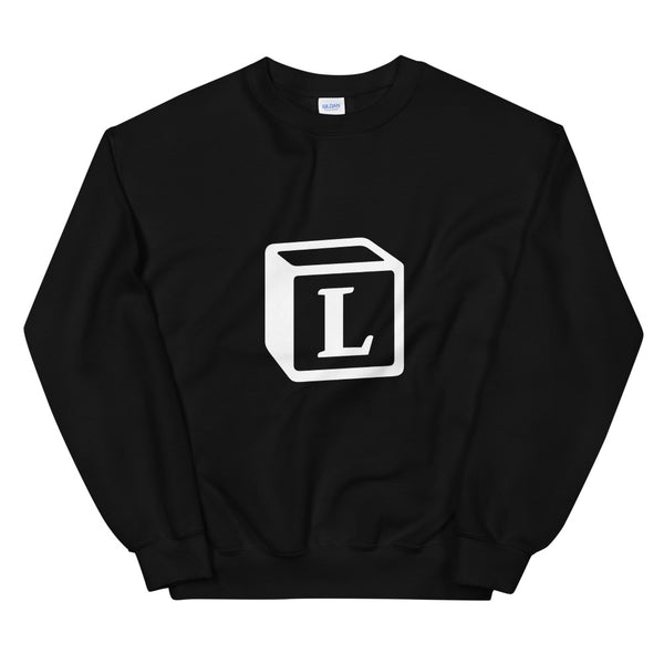 'L' Block Monogram Unisex Sweatshirt