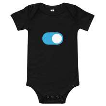 Load image into Gallery viewer, Dark Mode Switch On/Off Short-Sleeve Infant Bodysuit
