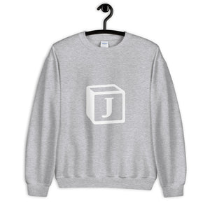 'J' Block Monogram Unisex Sweatshirt