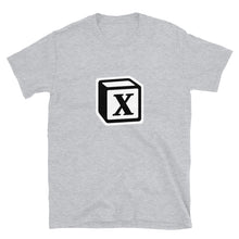 Load image into Gallery viewer, &#39;X&#39; Block Monogram Short-Sleeve Unisex T-Shirt
