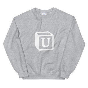 'U' Block Monogram Unisex Sweatshirt