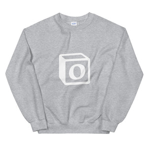 'O' Block Monogram Unisex Sweatshirt