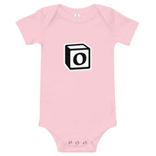 Load image into Gallery viewer, &#39;O&#39; Block Monogram Short-Sleeve Infant Bodysuit
