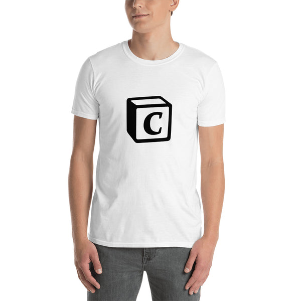 'C' Block Monogram Short-Sleeve Unisex T-Shirt