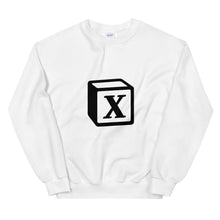 Load image into Gallery viewer, &#39;X&#39; Block Monogram Unisex Sweatshirt
