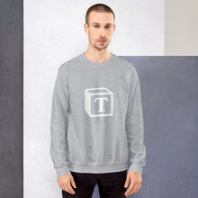 Load image into Gallery viewer, &#39;T&#39; Block Monogram Unisex Sweatshirt
