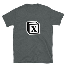 Load image into Gallery viewer, &#39;X&#39; Block Monogram Short-Sleeve Unisex T-Shirt
