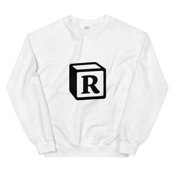 'R' Block Monogram Unisex Sweatshirt