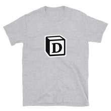 Load image into Gallery viewer, &#39;D&#39; Block Monogram Short-Sleeve Unisex T-Shirt
