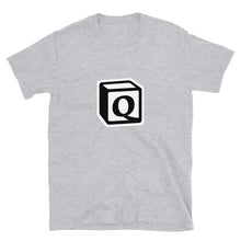 Load image into Gallery viewer, &#39;Q&#39; Block Monogram Short-Sleeve Unisex T-Shirt
