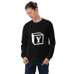 'Y' Block Monogram Unisex Sweatshirt