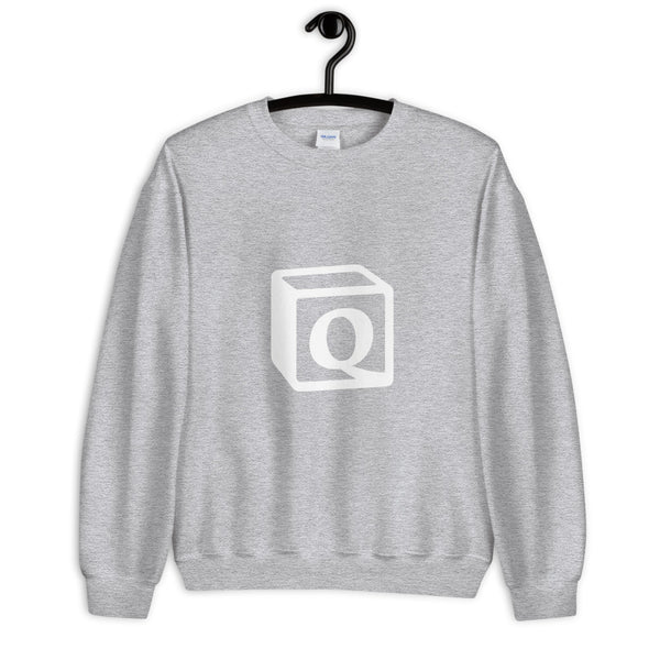 'Q' Block Monogram Unisex Sweatshirt